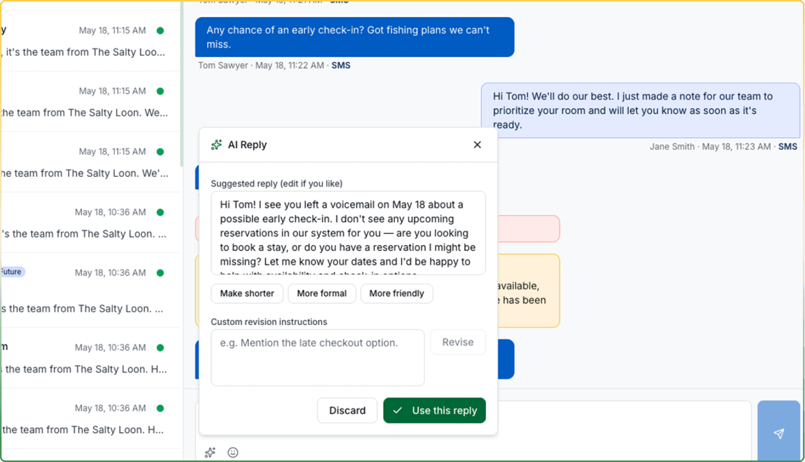 AI Agent, Smarter Conversations, and Space Conditions